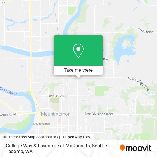 Mapa de College Way & Laventure at McDonalds