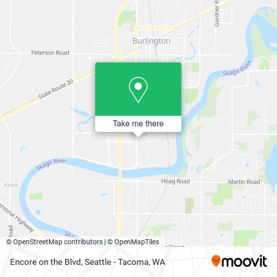Encore on the Blvd map