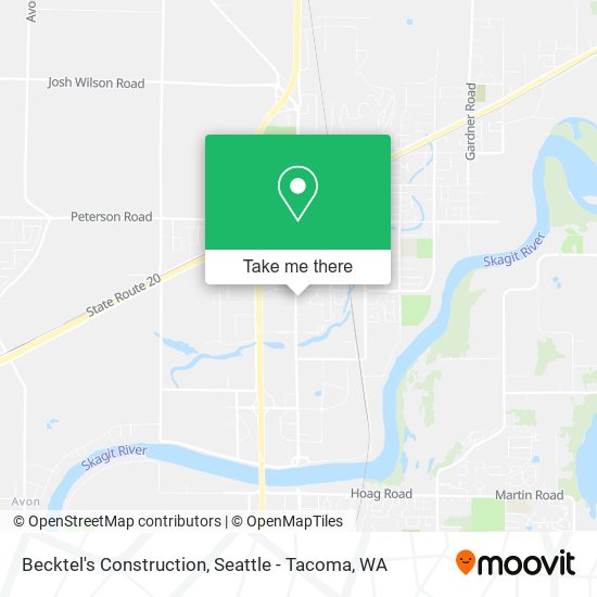 Becktel's Construction map