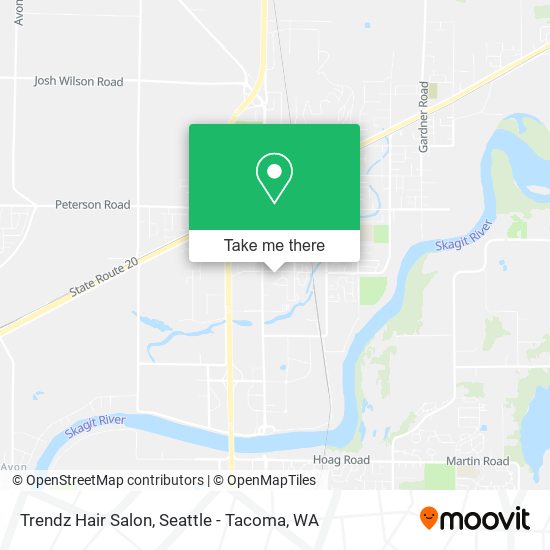 Mapa de Trendz Hair Salon