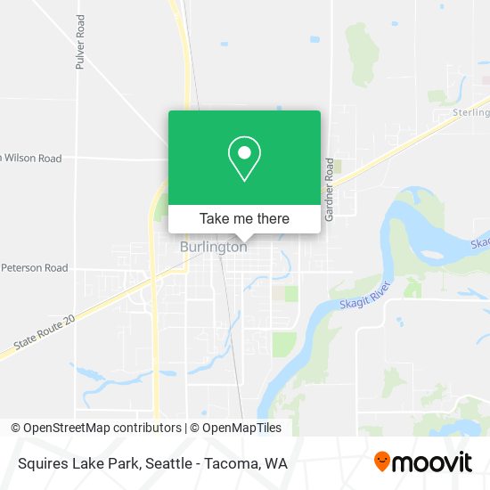 Mapa de Squires Lake Park