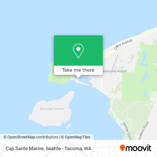 Mapa de Cap Sante Marine