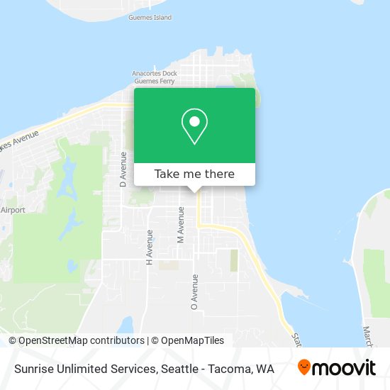 Sunrise Unlimited Services map