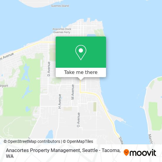 Anacortes Property Management map