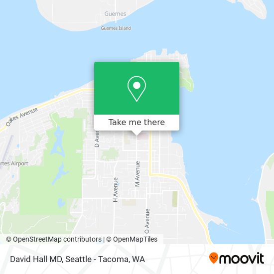 David Hall MD map