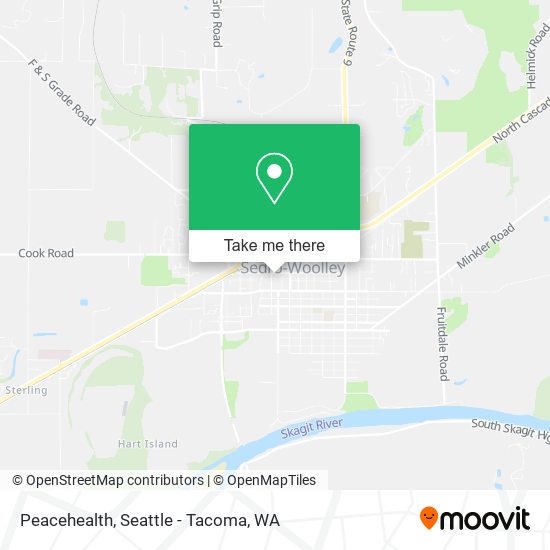 Peacehealth map