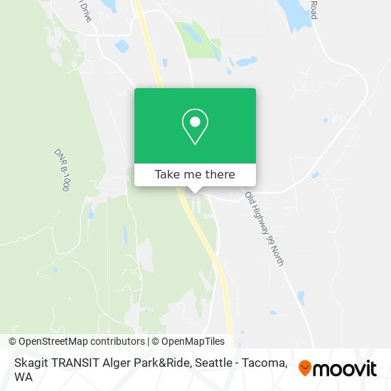 Mapa de Skagit TRANSIT Alger Park&Ride