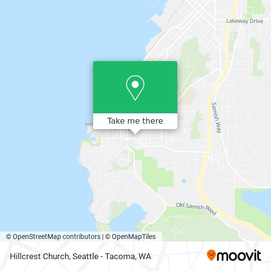 Hillcrest Church map