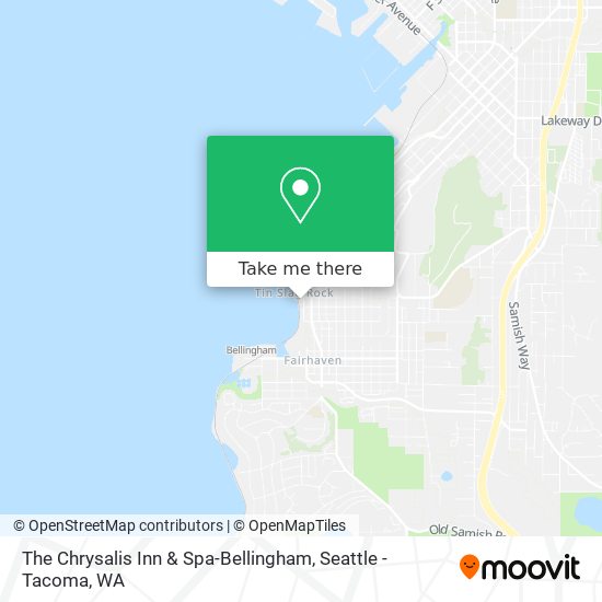 The Chrysalis Inn & Spa-Bellingham map
