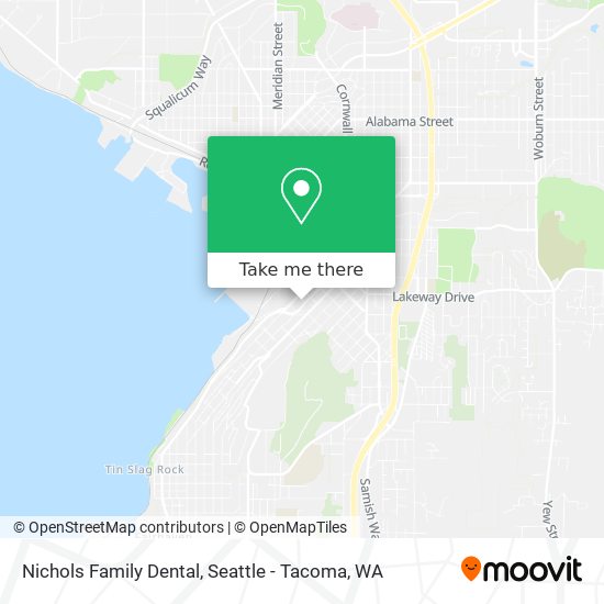 Nichols Family Dental map