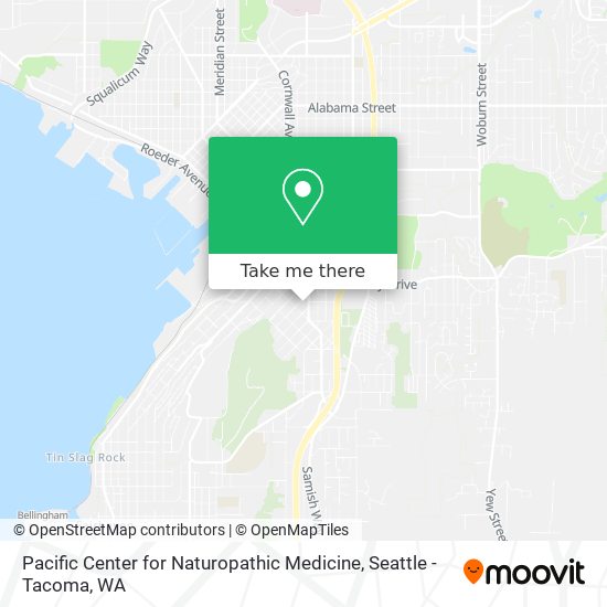 Pacific Center for Naturopathic Medicine map