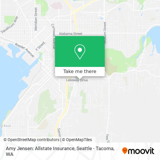 Mapa de Amy Jensen: Allstate Insurance