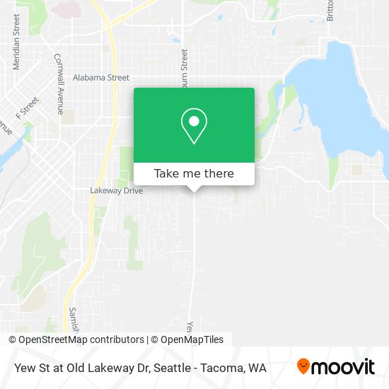 Yew St at Old Lakeway Dr map