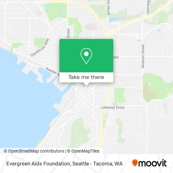 Mapa de Evergreen Aids Foundation