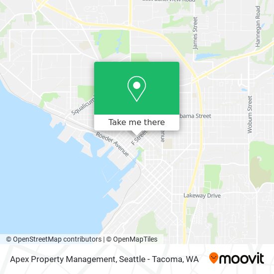 Apex Property Management map
