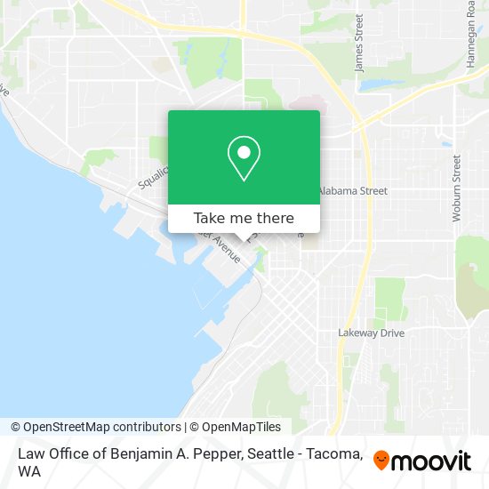 Law Office of Benjamin A. Pepper map