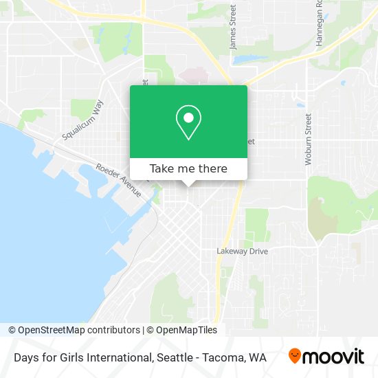 Days for Girls International map