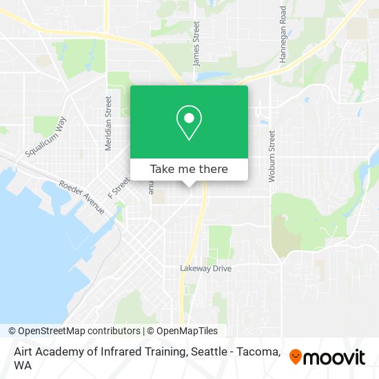Mapa de Airt Academy of Infrared Training