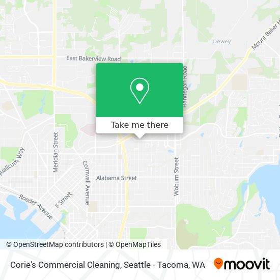 Mapa de Corie's Commercial Cleaning