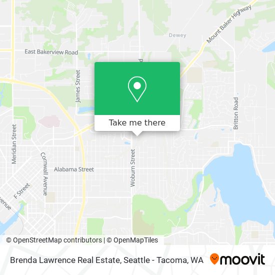 Brenda Lawrence Real Estate map