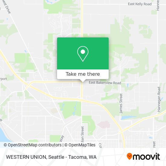 WESTERN UNION map