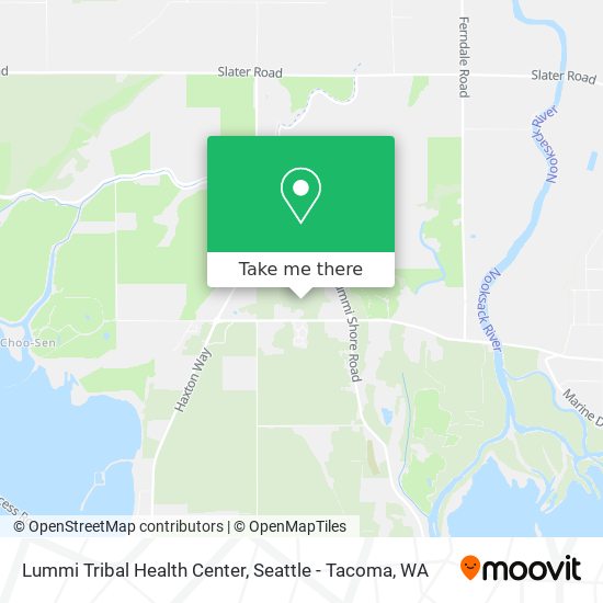 Lummi Tribal Health Center map