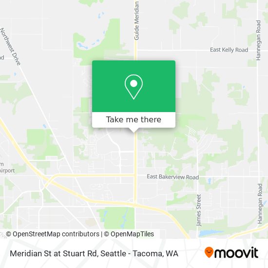 Meridian St at Stuart Rd map