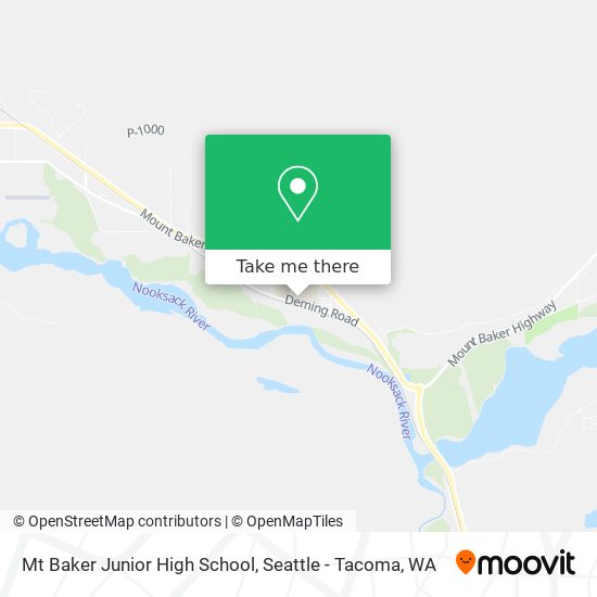 Mt Baker Junior High School map