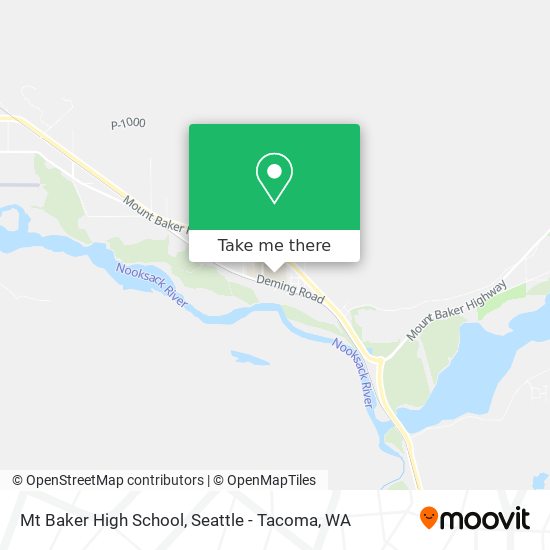 Mt Baker High School map