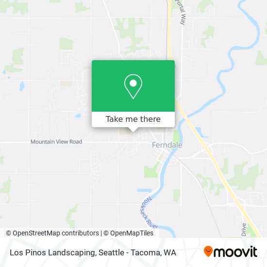 Mapa de Los Pinos Landscaping
