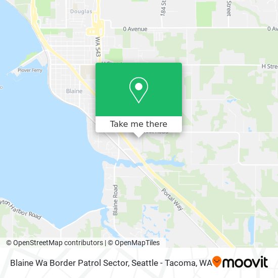 Blaine Wa Border Patrol Sector map