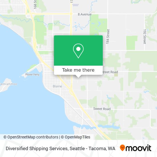 Diversified Shipping Services map