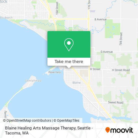 Mapa de Blaine Healing Arts Massage Therapy