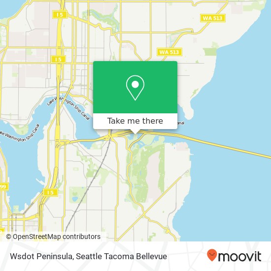 Wsdot Peninsula map