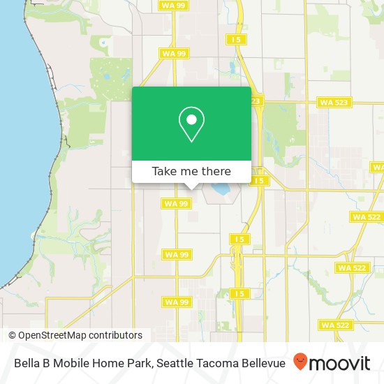 Mapa de Bella B Mobile Home Park