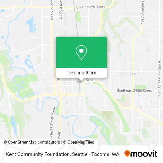 Mapa de Kent Community Foundation