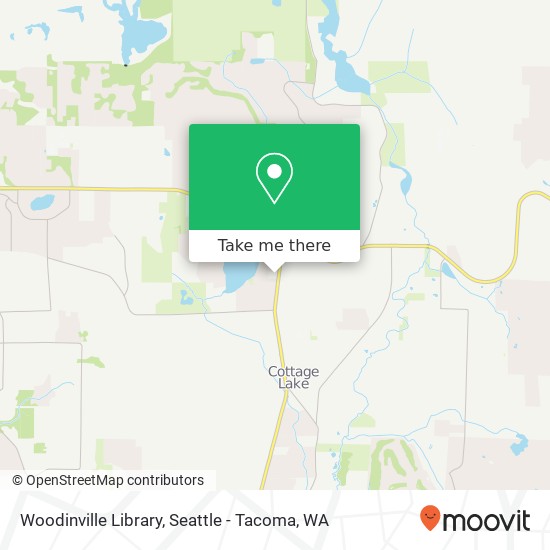 Woodinville Library map