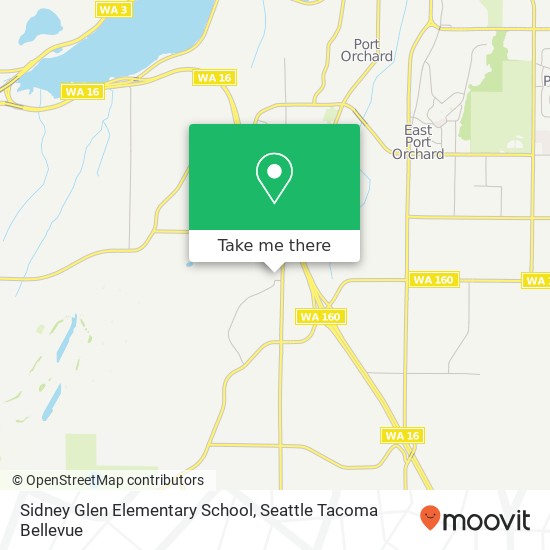 Mapa de Sidney Glen Elementary School