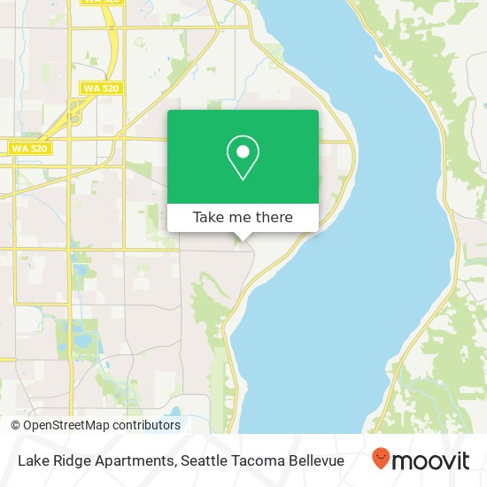 Lake Ridge Apartments map