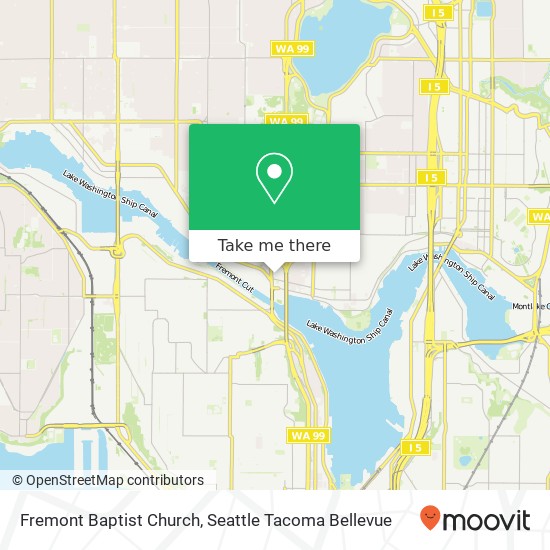 Mapa de Fremont Baptist Church