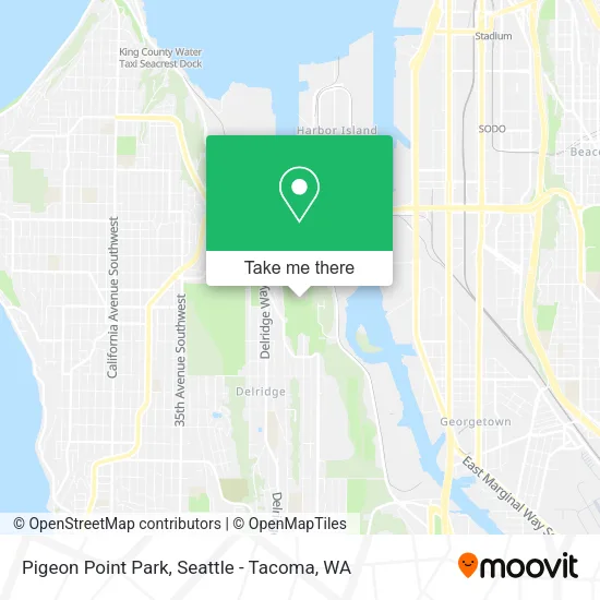 Pigeon Point Park map