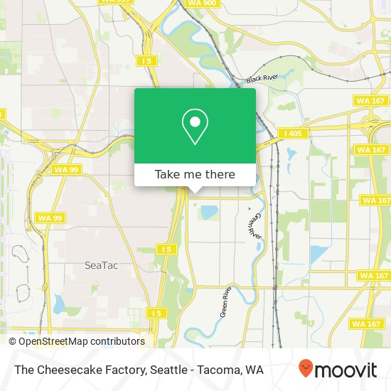 The Cheesecake Factory map