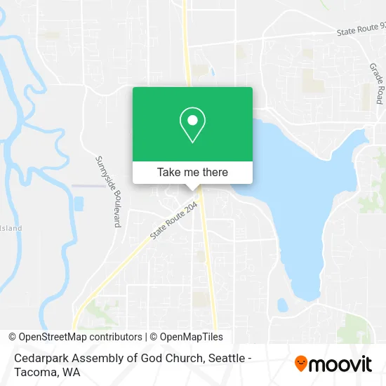 Mapa de Cedarpark Assembly of God Church