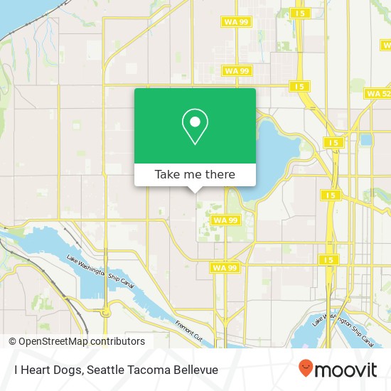 Mapa de I Heart Dogs