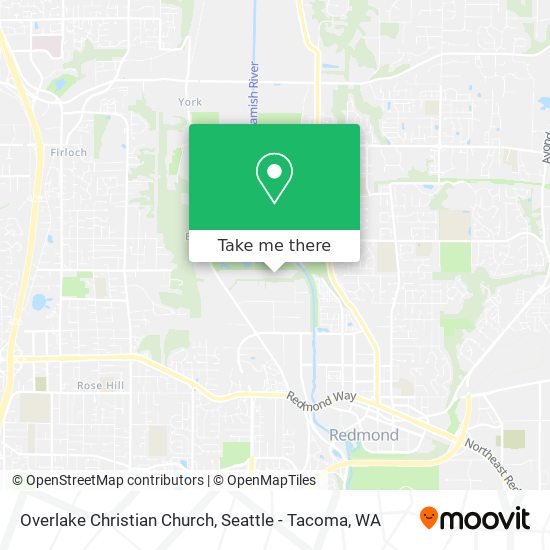Overlake Christian Church map