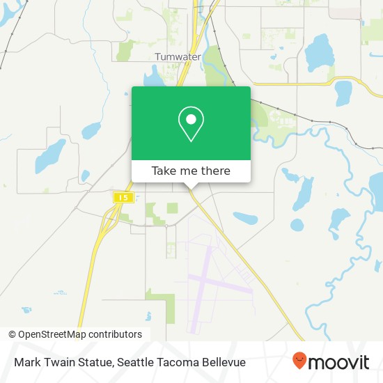 Mark Twain Statue map