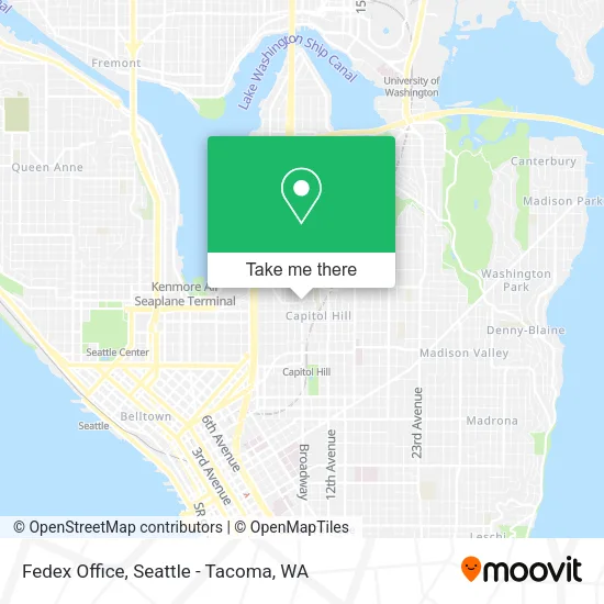 Mapa de Fedex Office