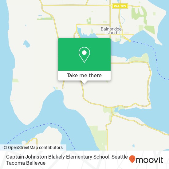 Mapa de Captain Johnston Blakely Elementary School
