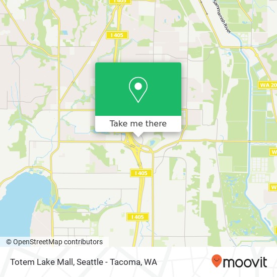 Mapa de Totem Lake Mall