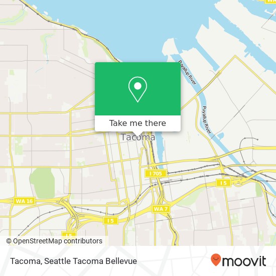Mapa de Tacoma
